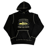 Corteiz Demon Island Hoodie Black & Yellow